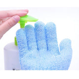 1PairShower Gloves Exfoliating Wash Skin Spa Bath
